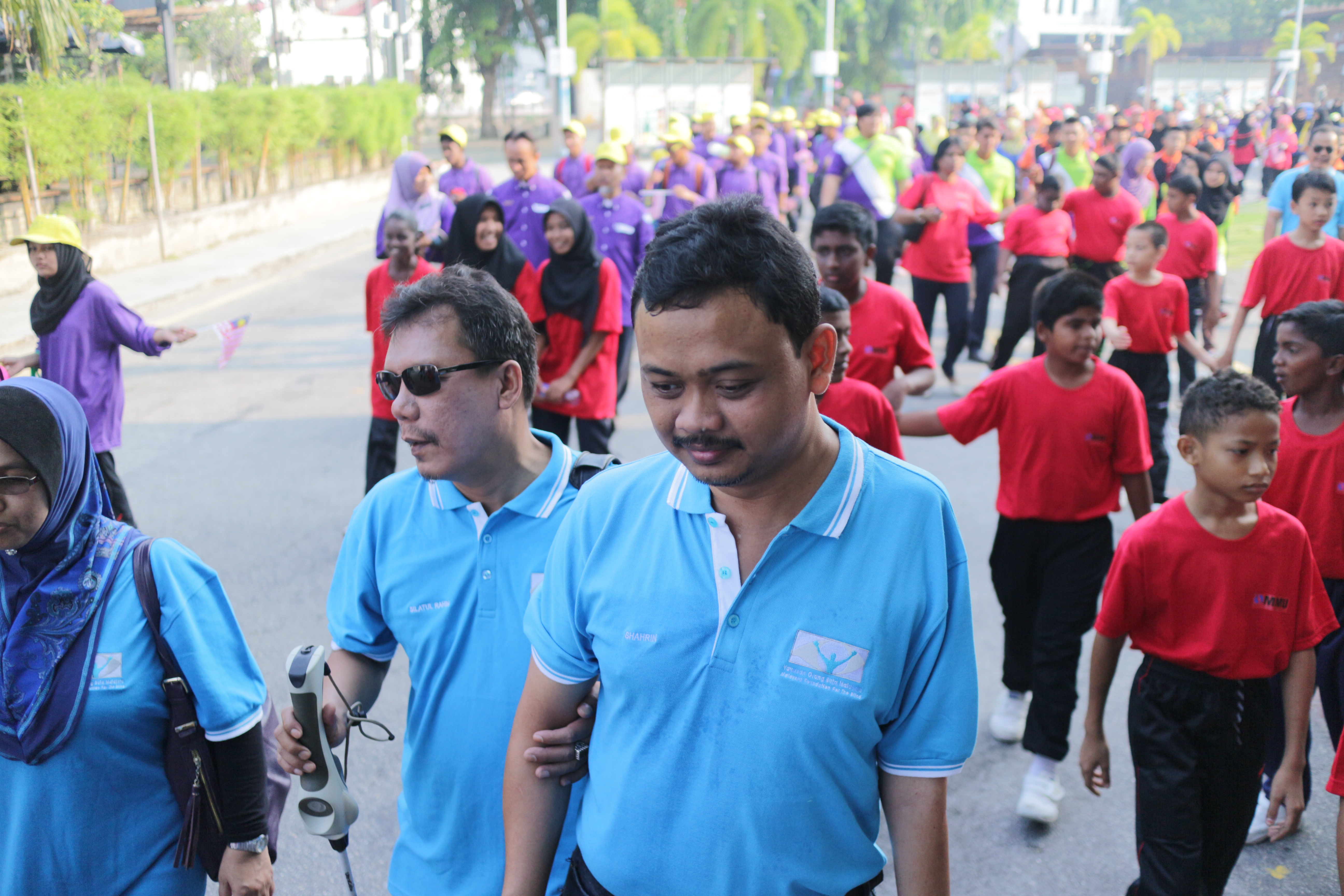 During the walk for SEN close up with Shahrin and Rahim